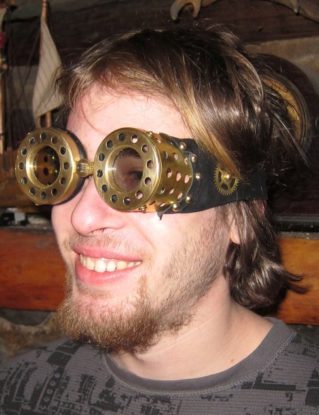 Steampunk 3D goggles for 3D movies by WillRockwell steampunk buy now online