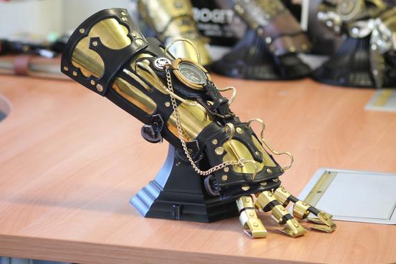 Steampunk Explorer Gauntlet Glove by ProgettoSteam steampunk buy now online