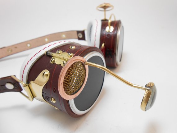 steampunk goggles/steampunk clothing. by SoYesterdayThings steampunk buy now online
