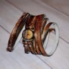 Steampunk jewelry - Womens watches - Brown leather watch - Steampunk wrist watch by FamilySkinersStyle steampunk buy now online