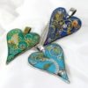 Steampunk Necklace. Large Clockwork Heart. Blue Heart Necklace. Ornate Necklace. Unique Necklace. Bronze Heart. Large Pendant. Watch Parts by ByEmilyRay steampunk buy now online
