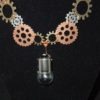 Steampunk Necklace with Large Lightbulb by LadyTwilights steampunk buy now online