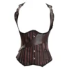 Steampunk Clothing Underbust Basques and Corsets Bustiers Plus Size Leather Brown 6XL steampunk buy now online Steampunk Clothing Underbust Basques and Corsets Bustiers Plus Size Leather Brown 6XL steampunk buy now online