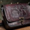 Leather bag Owl & Cat by lederatelierberlin steampunk buy now online