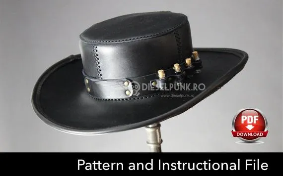 Plague Doctor Hat PATTERN - DIY Hat - Pdf Download by DieselpunkRo steampunk buy now online Plague Doctor Hat PATTERN - DIY Hat - Pdf Download by DieselpunkRo steampunk buy now online