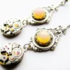 Victorian Industrial Fire Opal & Vintage Watch Movement Earrings, Steampunk Earrings, Fire Opal Earrings, Watch Earrings, ERG90 by RavensSecretStash steampunk buy now online