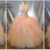 Blush wedding dress-plus size wedding dress-fairy wedding dress-tulle wedding gown by thesecretboutique steampunk buy now online