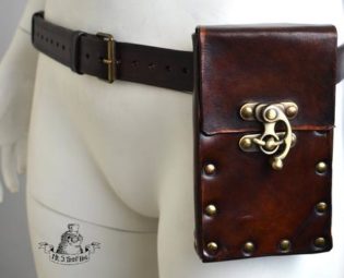 Small bag with a belt by TimmyHog steampunk buy now online