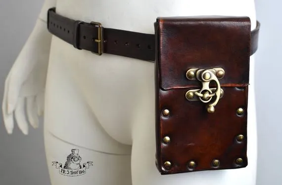 Small bag with a belt by TimmyHog steampunk buy now online Small bag with a belt by TimmyHog steampunk buy now online
