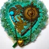 Steampunk Alice in wonderland pin Alice gift Alice jewelry Wonderland pin Cute brooch White rabbit pin Alice in Wonderland handmade pin by TheUnderWonder steampunk buy now online
