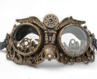 Burning man Steampunk goggles Techno phantom masquerade mask by Artcreativehands steampunk buy now online