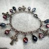 Freshwater pearls and cross chain bracelet by PrettyPunkRocks steampunk buy now online