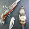 Steampunk wrist watch with leather bracelet 17-21 cm wrist by SteeltonguedrumUA steampunk buy now online