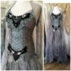 Wedding dress lavender and blue,bridal gown lace wonder,fairytale wedding dress ethereal ,lace wedding dress, Raw Rags by RAWRAGSbyPK steampunk buy now online
