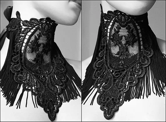 Dark Boho collar by pinkabsinthe steampunk buy now online Dark Boho collar by pinkabsinthe steampunk buy now online