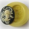 Lady Skull Cameo 30x40mm Mold Silicone Flexible Kawaii Moulds by WhysperFairy steampunk buy now online