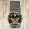 Money Clip, Silver Money Clip, Godfather Gift, Birthday Gift, Mens' Accessories, Brothers Gift, Gift for Him, Steampunk Skull. by RubysNeedfulGifts steampunk buy now online