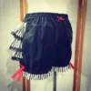 Black striped mini bloomers goth steampunk pirate cosplay adult small to plus size by ichigoblack steampunk buy now online