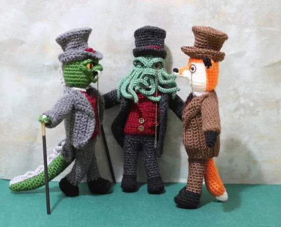 Godzilla /Cthulhu / Phileas fogg /Steampunk lord dolls for a anime , steampunk or Lovecraft lover by Kutuleras steampunk buy now online Godzilla /Cthulhu / Phileas fogg /Steampunk lord dolls for a anime , steampunk or Lovecraft lover by Kutuleras steampunk buy now online
