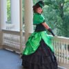 Green Wedding Dress | Green Jewel | Steampunk Costume, Fantasy Dress, Steampunk Cosplay, Saloon Girl Costume, Gothic Wedding Gown by auralynne steampunk buy now online