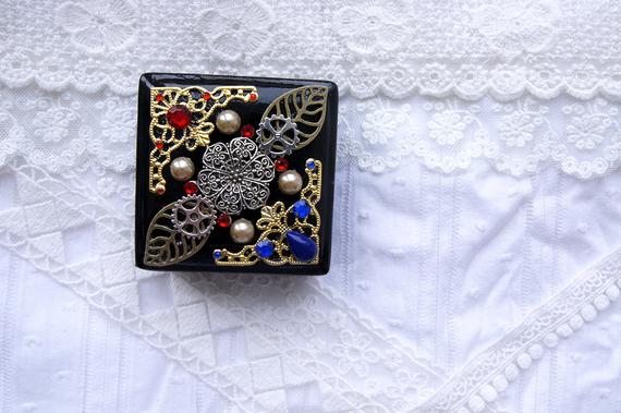 OOAK steampunk small jewelry box by ZeroGravityBJDShop steampunk buy now online