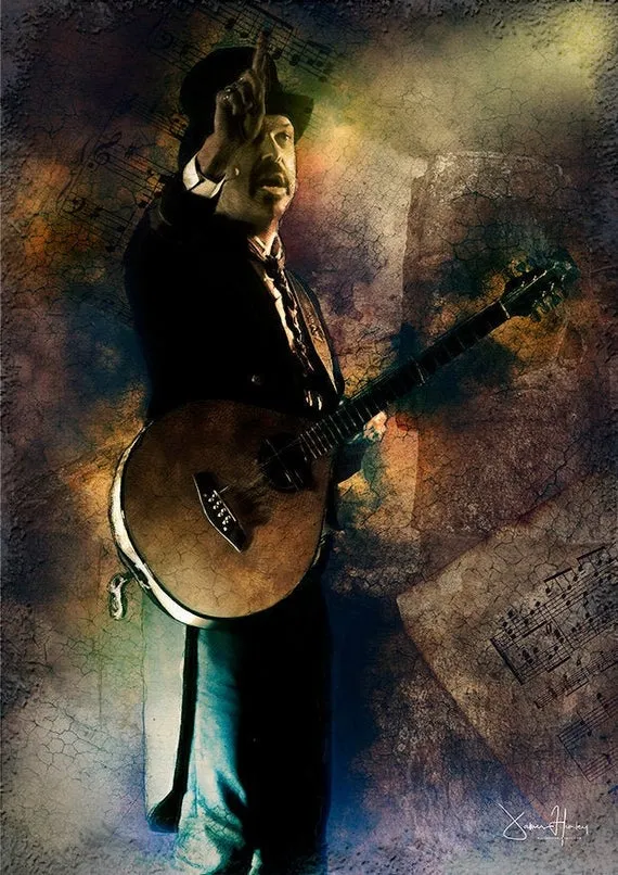 Photo Digital Artwork of the Steampunk performer "Captain of the Lost Waves" by JamesHurleyArt steampunk buy now online