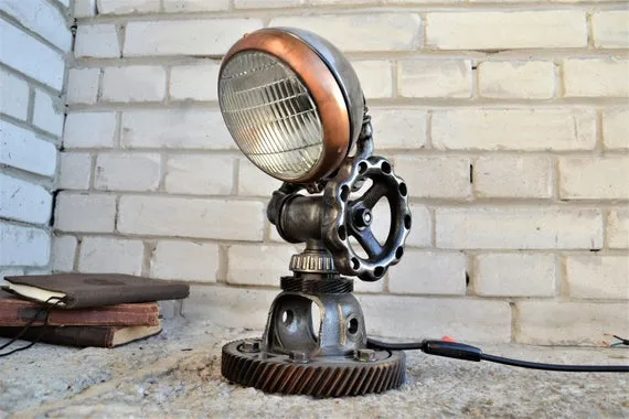 Steampunk Industrial lighting, lighting - car Headlights. by DesignerLight steampunk buy now online Steampunk Industrial lighting, lighting - car Headlights. by DesignerLight steampunk buy now online