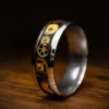 Titanium Steampunk Ring by SangrealRings steampunk buy now online