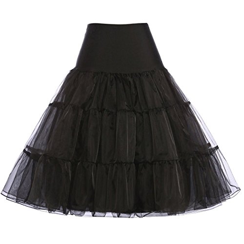 Women's 50s Retro Petticoat Underskirt Vintage Swing 1960's Rockabilly Crinoline Large steampunk buy now online