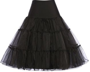Women's 50s Retro Petticoat Underskirt Vintage Swing 1960's Rockabilly Crinoline Large steampunk buy now online