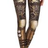 Belsen Women's mechanical gear armor elasticity Leggings Pencil Pants Vest (M, Leggings) steampunk buy now online