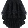 Martya Women's Steampunk Gothic Dress Costume Vintage Multi Layered Chiffon Skirt Plus Size steampunk buy now online