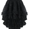 Martya Women's Steampunk Gothic Dress Costume Vintage Multi Layered Chiffon Skirt Plus Size steampunk buy now online Martya Women's Steampunk Gothic Dress Costume Vintage Multi Layered Chiffon Skirt Plus Size steampunk buy now online
