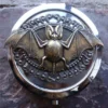 Bat Compact Mirror - Victorian Steampunk - Goth - Horror - Vampire - Make Up - Cosmetics - Pocket Mirror by fringepop steampunk buy now online Bat Compact Mirror - Victorian Steampunk - Goth - Horror - Vampire - Make Up - Cosmetics - Pocket Mirror by fringepop steampunk buy now online
