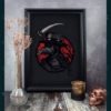 Plague Doctor Print, Gothic Home Decor, Steampunk, Halloween, Raven, Gothic Gift, Horror Print, Dark Art, Macabre, Occult Art, A5, A4, A3 by PrintIsDeadShop steampunk buy now online