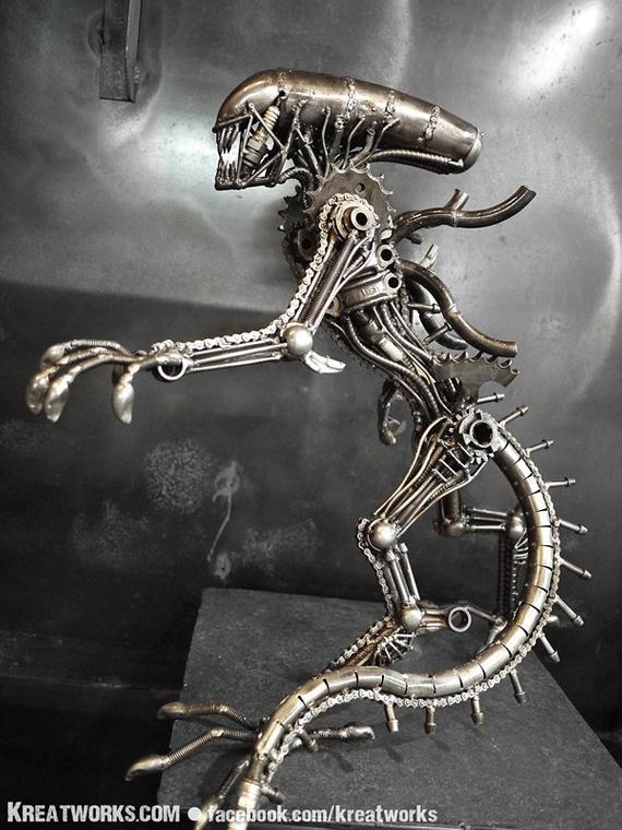 Steampunk - The Metal Standing Monster (Medium item) by Kreatworks steampunk buy now online