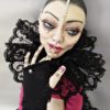 Victoria - Handmade Decorative Goth Art Doll, OOAK Art Doll, Collectible Doll, Sculpted Clay and Fabric Art Doll by dorothysfactory steampunk buy now online