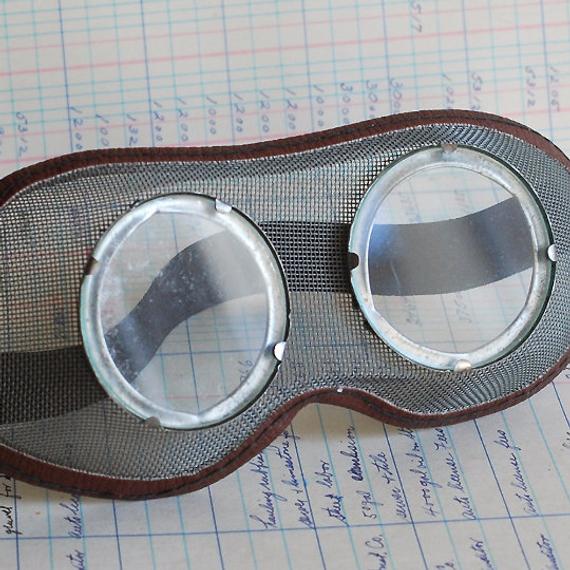 gray, green, black, vintage glasses or goggles, spooky, steampunk at its best, collectibles, Cool Vintage, POVT by CoolVintage steampunk buy now online