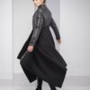 Winter Coat, Womens Coat, Wool Coat, Black Steampunk Coat, Plus Size Coat, Gothic Clothing, Visibleart, Wool Jacket, Plus Size Clothing by VisibleArt steampunk buy now online