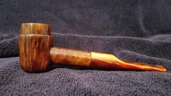 Herb Pipe - "Carom" by CDXX Pipes - Freehand Briar Burl Herb Pipe by CDXXpipes steampunk buy now online