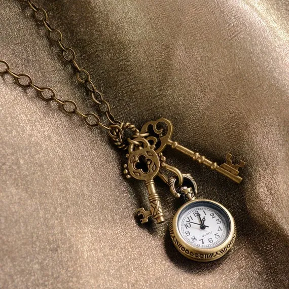 Pocket Watch Necklace, Steampunk Necklace, Watch Necklace, Clock Necklace, Watch Pendant, Steampunk Watch, Alice in Wonderland, Key N311 by ShelleyCooperJewelry steampunk buy now online Pocket Watch Necklace, Steampunk Necklace, Watch Necklace, Clock Necklace, Watch Pendant, Steampunk Watch, Alice in Wonderland, Key N311 by ShelleyCooperJewelry steampunk buy now online