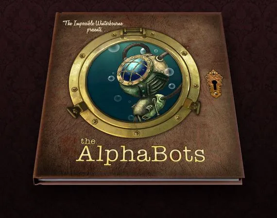 Robot picture book! "The AlphaBots" a steampunk robot alphabet book for kids and adults! by WinterbourneWorkshop steampunk buy now online Robot picture book! "The AlphaBots" a steampunk robot alphabet book for kids and adults! by WinterbourneWorkshop steampunk buy now online