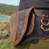 Utility Belt | Handmade Leather Belt | Hip Belt | Biker | Pixie | Psytrance | Urban Gypsy | Burning Man | Festival Fashion | OFFRANDES | by offrandes steampunk buy now online