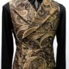 CAVALIER VEST - Gold Steampunk Paisley by ShrineofHollywood steampunk buy now online