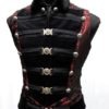DOMINION VEST - Red/Black Tapestry by ShrineofHollywood steampunk buy now online