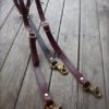 Handmade Leather Suspenders Steampunk with brass hardware by ADHLeatherCo steampunk buy now online