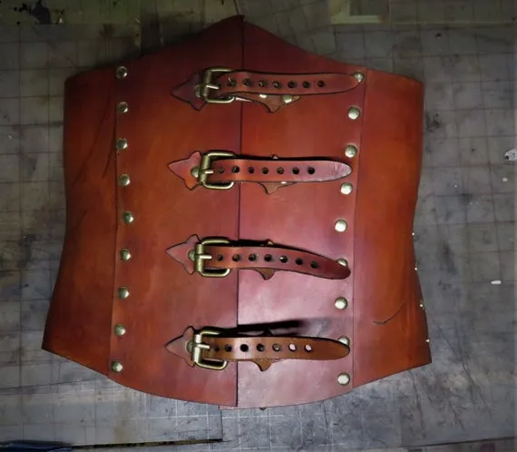 Leather Corset Pattern Underbust by IronRoseWorkshops steampunk buy now online