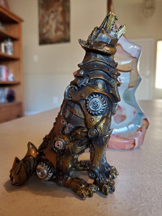 Steampunk Wolf ~ What Can Be Cooler? by TheWolfeSpeaks steampunk buy now online