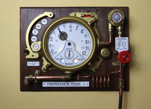 The Chronological Engine Working Steampunk Clock by SteamheadInventions steampunk buy now online