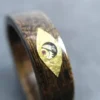 US 10.75 Bentwood Ring - Ready to Ship - Steampunk - Aged Tasmanian Leatherwood - Handcrafted by SteamWoodworks steampunk buy now online